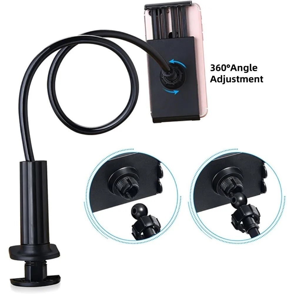 100cm Tablet Mount Holder For Bed Desk Phone Holder Flexible Long Arm Clamp Tablet Stand For iPad Samsung Xiaomi 4.7-11 inch