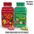 2 Pack, 180 Fruits and 180 Veggies Whole Food Supplement with Superfood Sealed